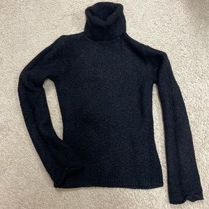Women’s small black turtleneck sweater